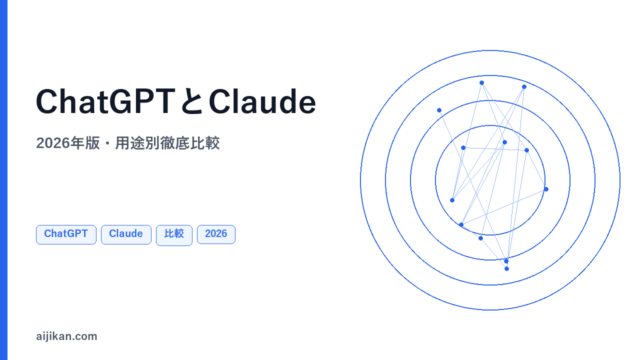 ChatGPTとClaudeどっちを使うべき？2026年版・用途別徹底比較