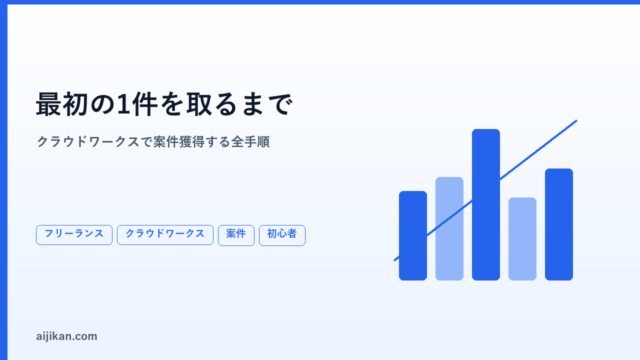 フリーランスが最初の案件を取るまでの全手順【クラウドワークス実践ガイド】